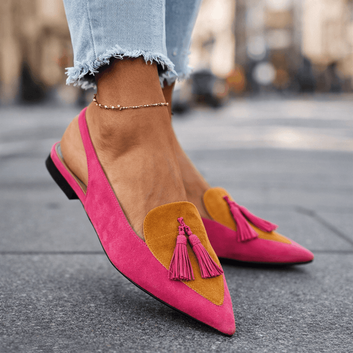 Eliza | Sandalias con Cintas y Flecos
