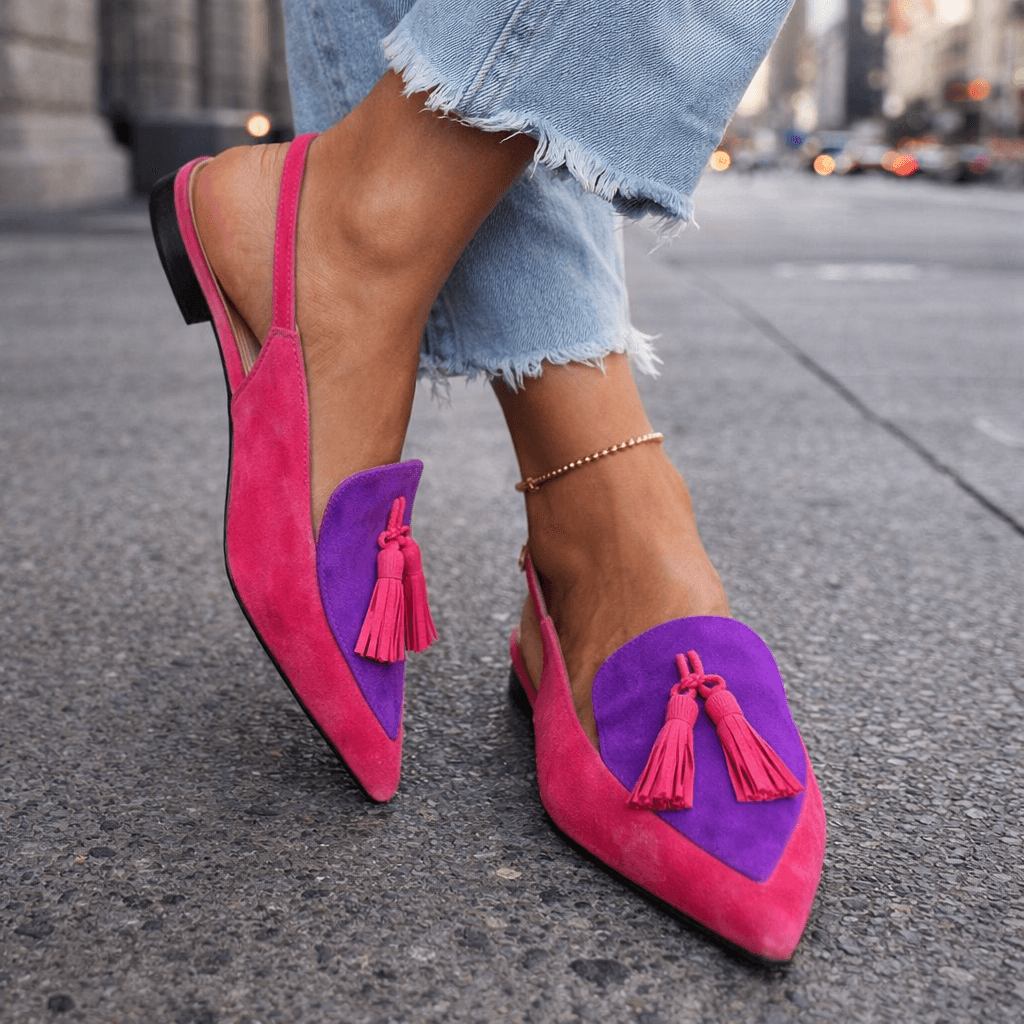 Eliza | Sandalias con Cintas y Flecos