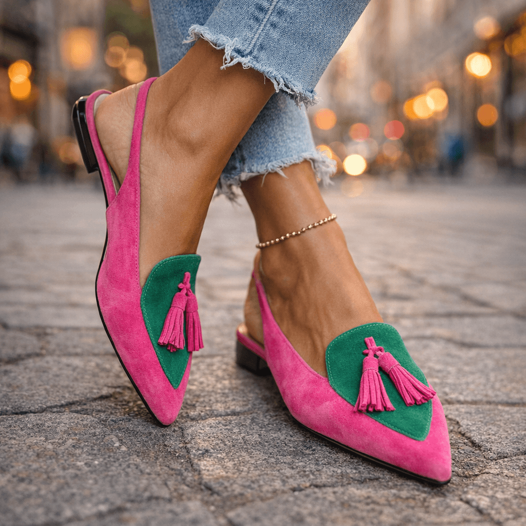 Eliza | Sandalias con Cintas y Flecos