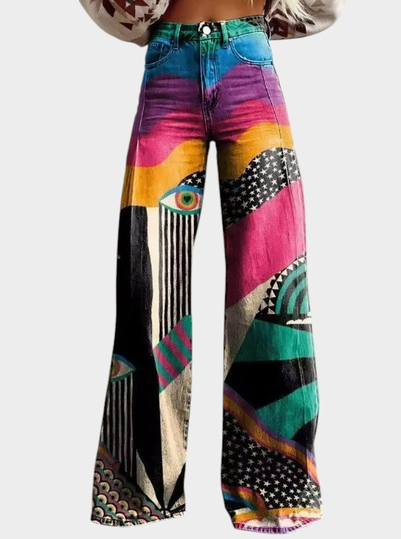 Talia™ | Pantalones acampanados Boho Chic