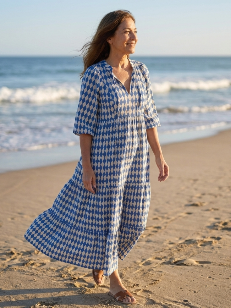 Elodie | Vestido de Diamantes con Falda en Capas