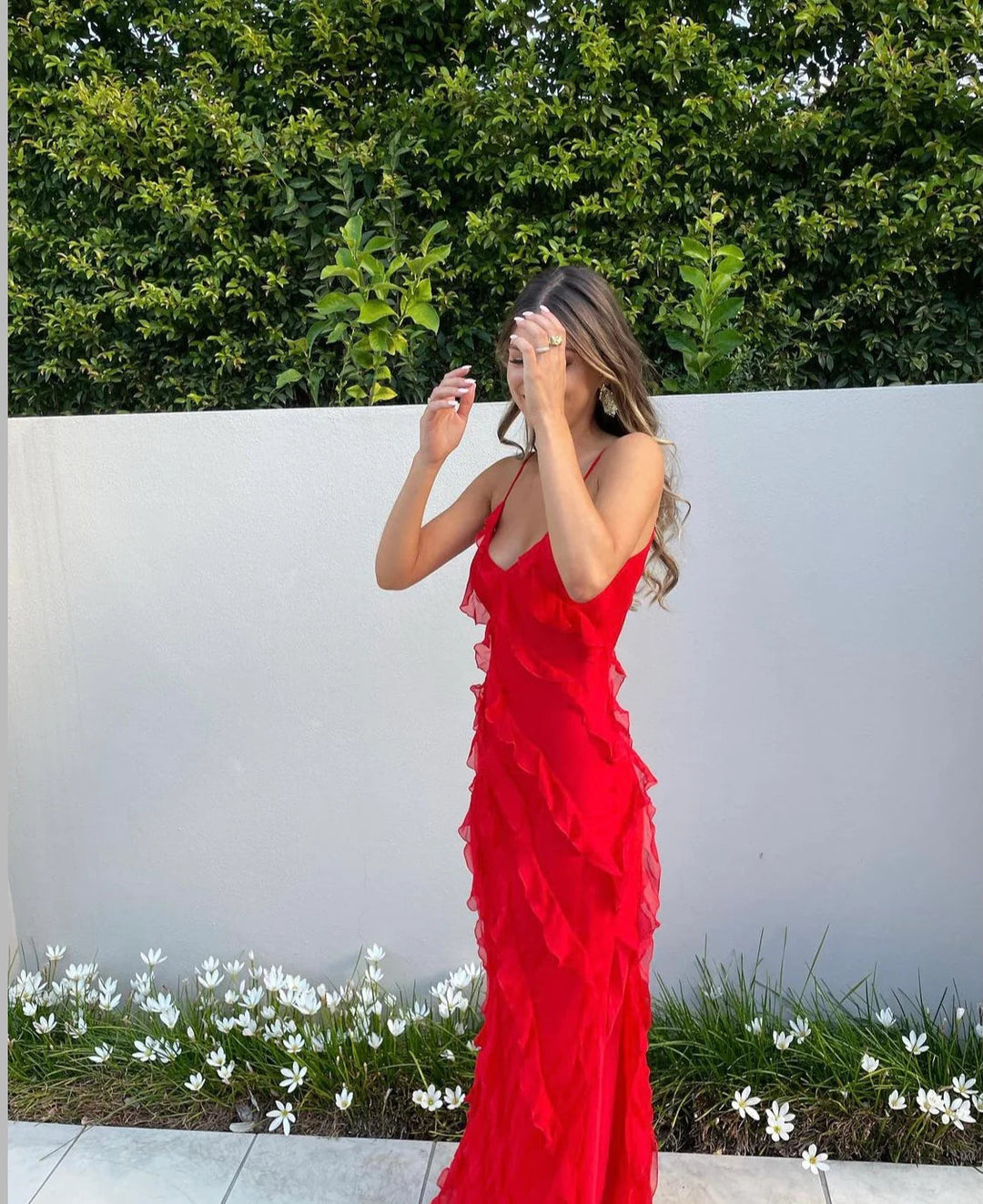 Zara - Maxi Dress with Ruffles