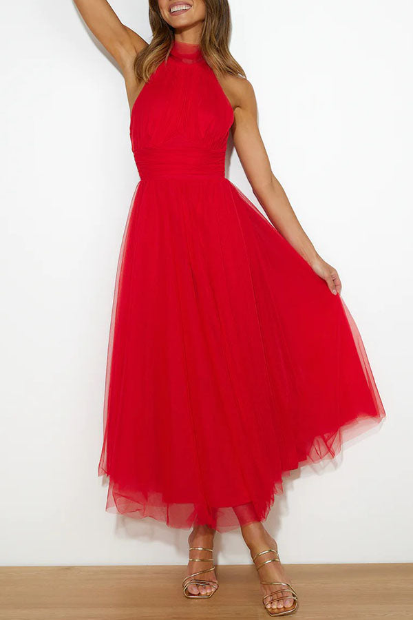 Phoebe - Vestido Midi con Falda Larga y Elegante