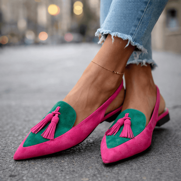 Eliza | Sandalias con Cintas y Flecos