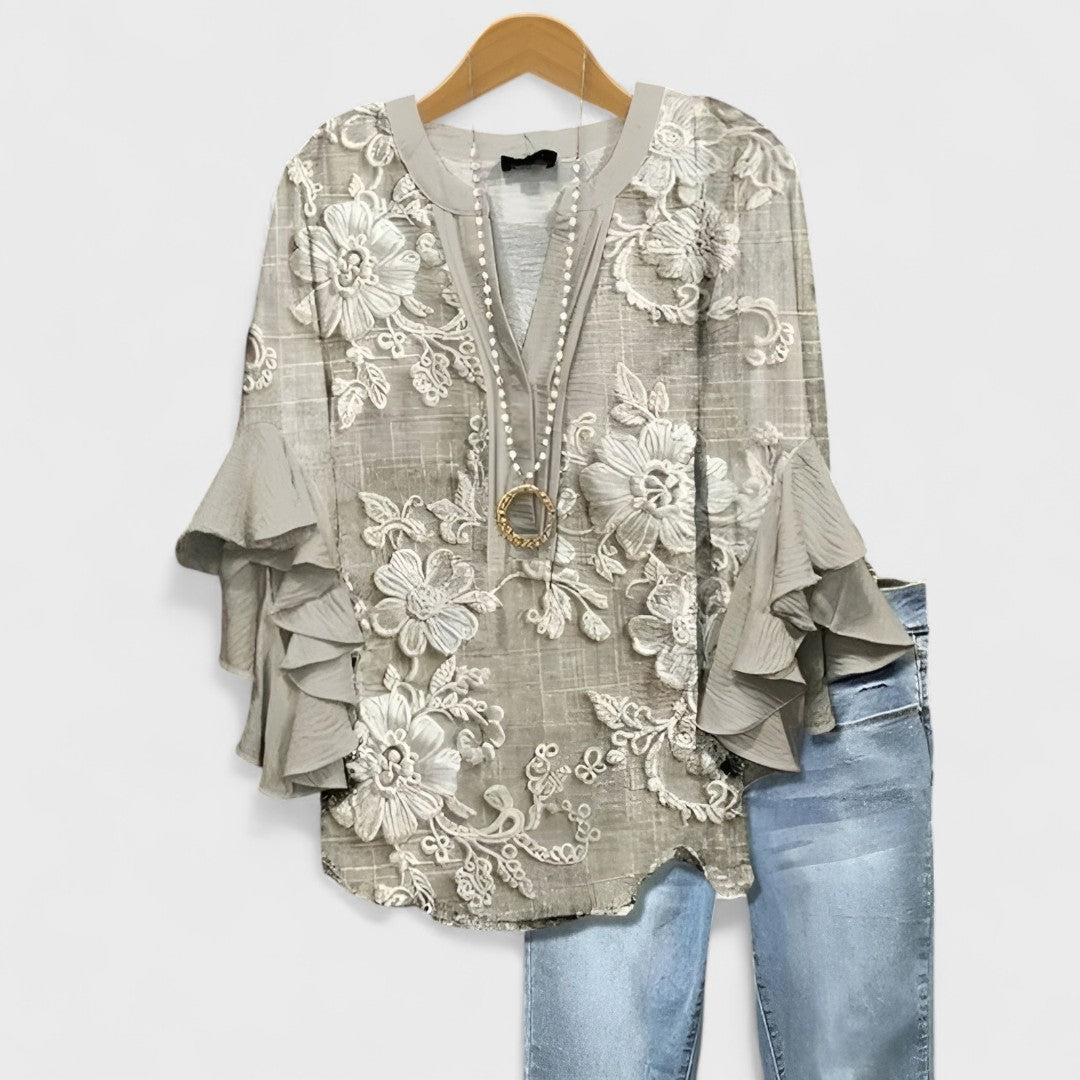 Elisabet - Blusa De Verano Para Ocasiones Especiales