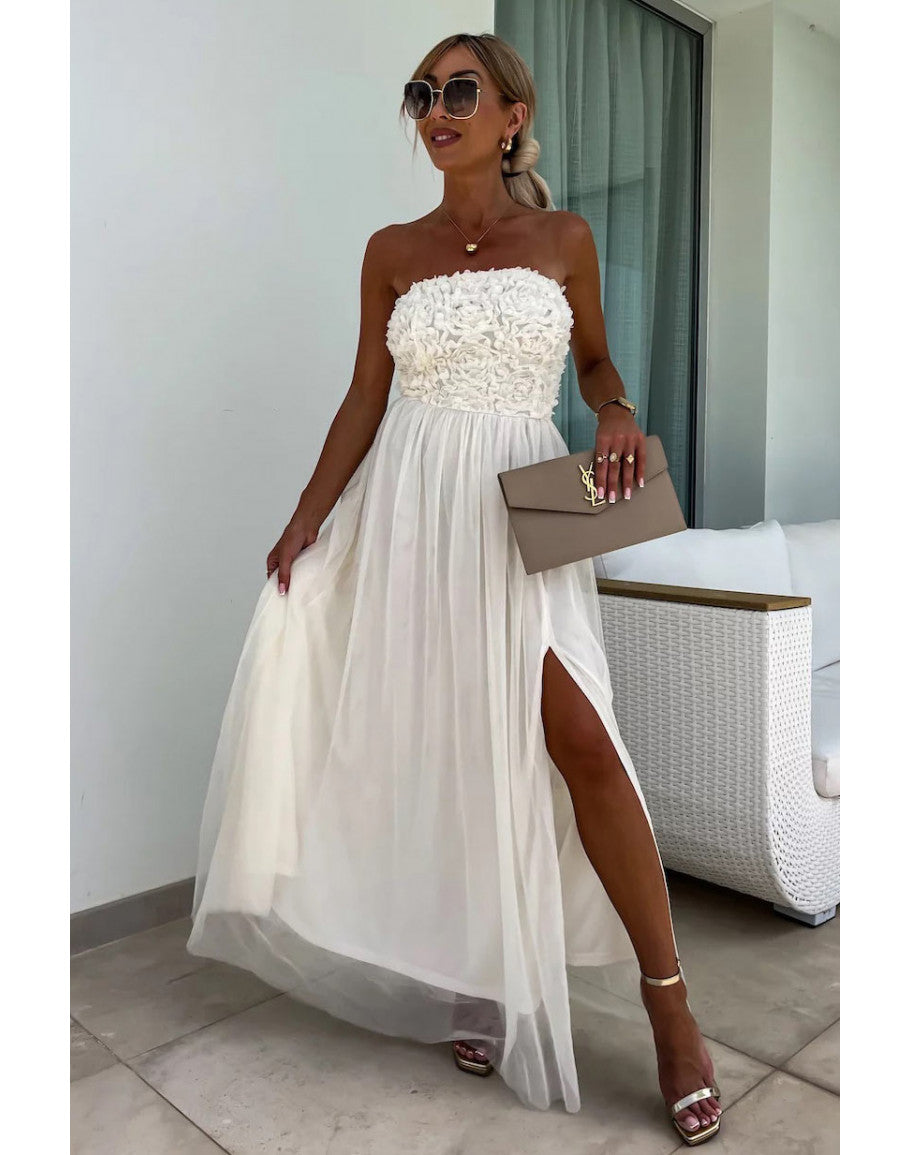 Ari - Vestido maxi de corte elegante