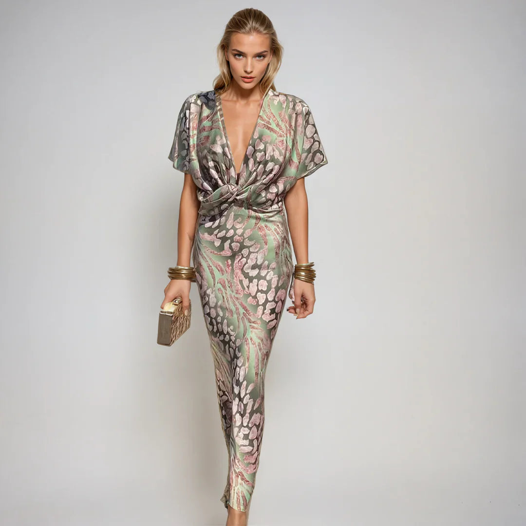 Ariella - Elegante Vestido Maxi de Seda