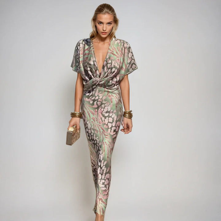 Ariella - Elegante Vestido Maxi de Seda