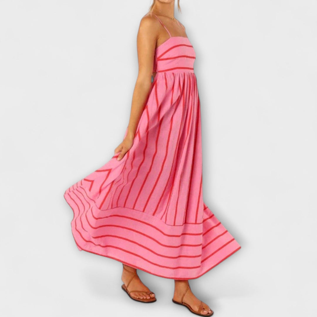 Svea - Vestido maxi en Bare Bloom