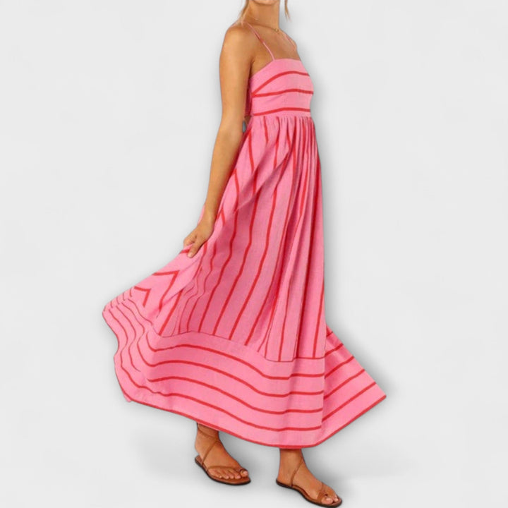Svea - Vestido maxi en Bare Bloom