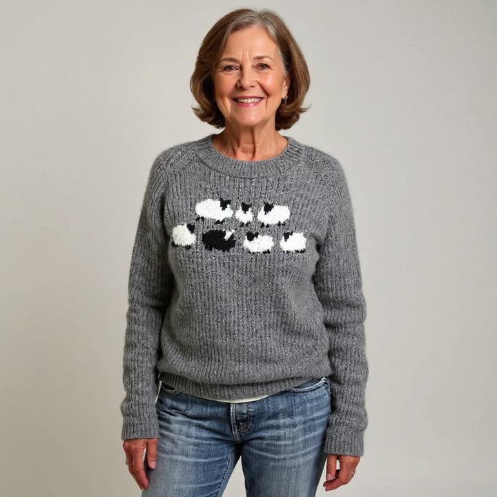 Amanda | Jersey de punto vintage estilo isla