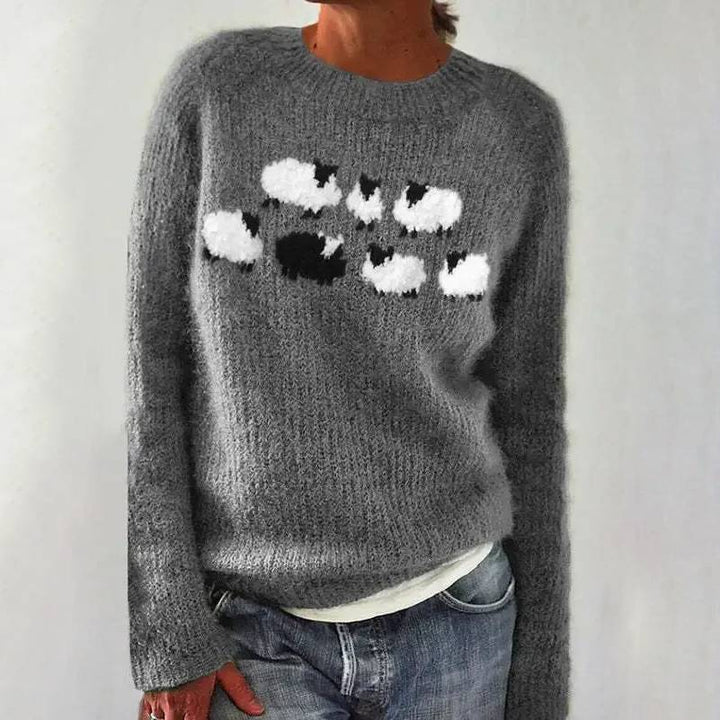 Amanda | Jersey de punto vintage estilo isla