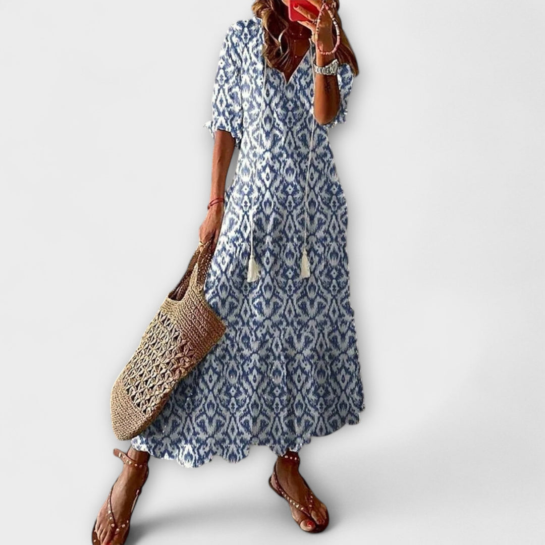 Anna – Vestidos de verano bohemios para mujer con silueta holgada