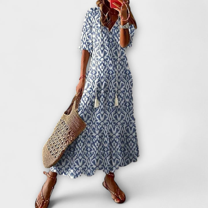 Anna – Vestidos de verano bohemios para mujer con silueta holgada