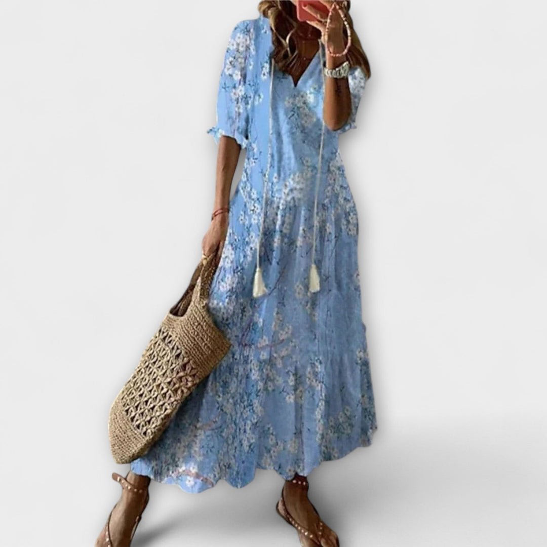 Anna – Vestidos de verano bohemios para mujer con silueta holgada