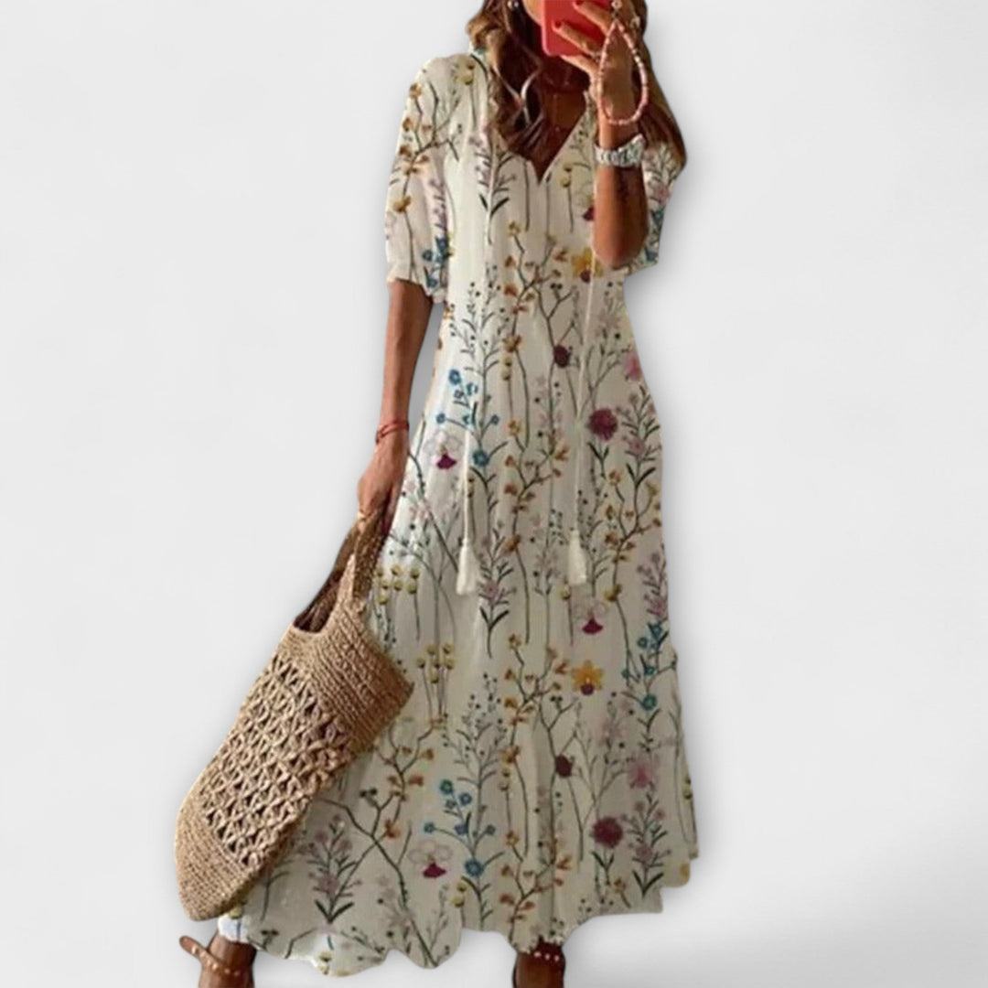 Anna – Vestidos de verano bohemios para mujer con silueta holgada