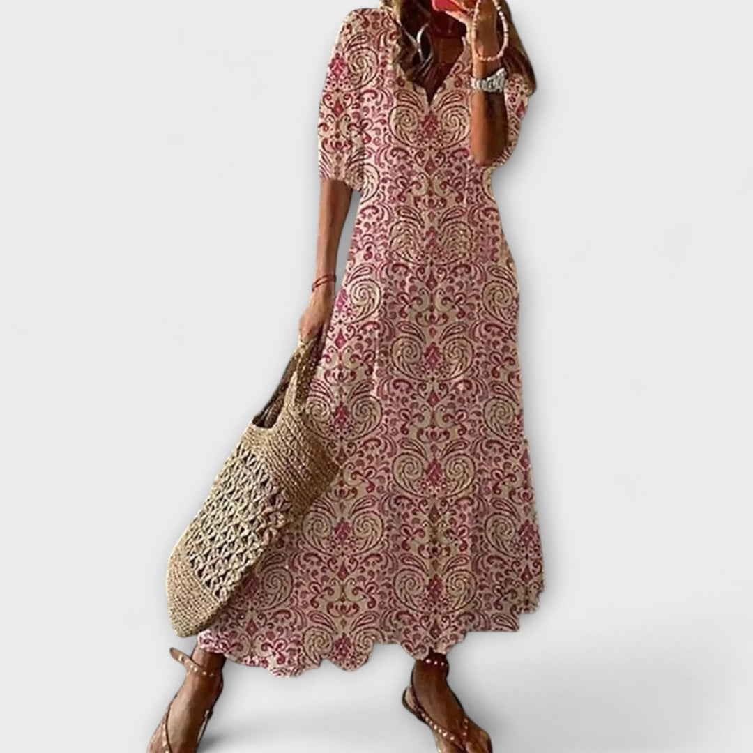Anna – Vestidos de verano bohemios para mujer con silueta holgada