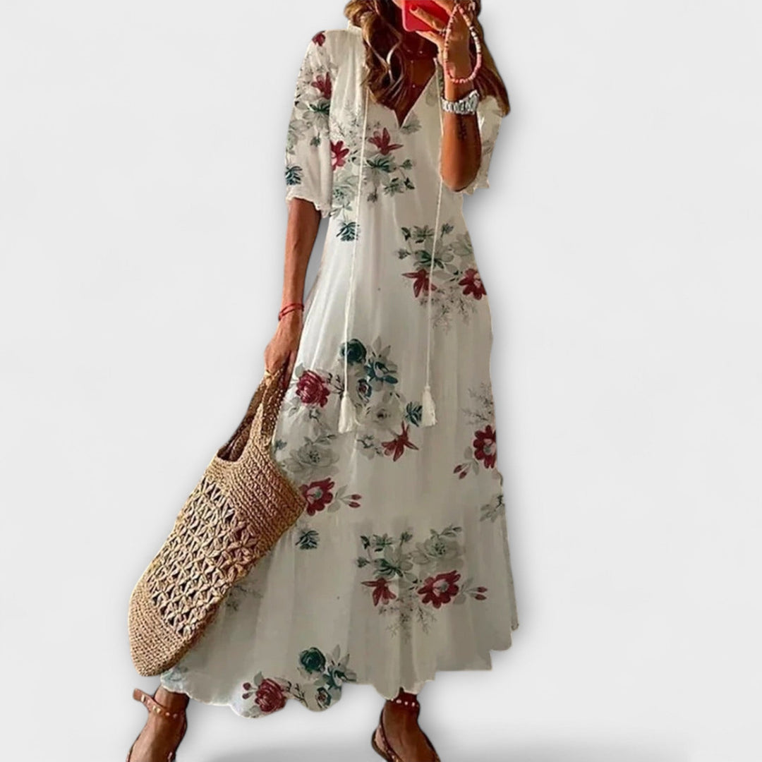Anna – Vestidos de verano bohemios para mujer con silueta holgada