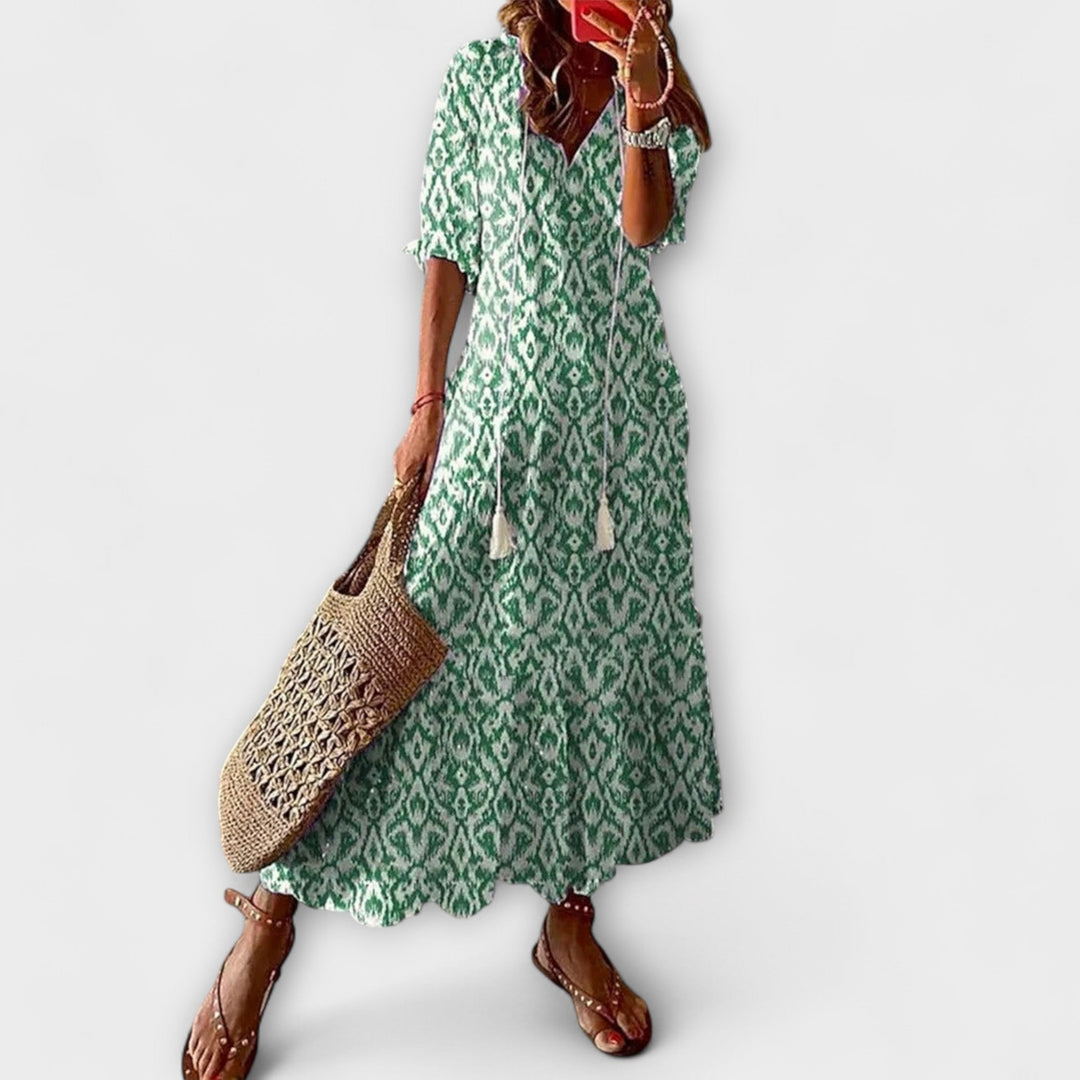 Anna – Vestidos de verano bohemios para mujer con silueta holgada