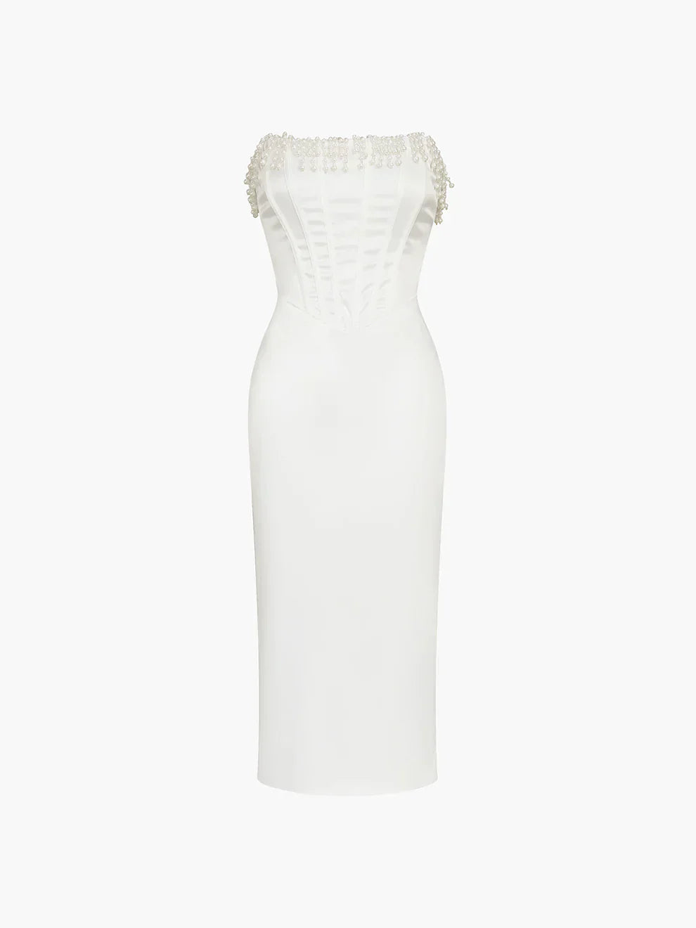 Zahra - Elegante Vestido Midi de Satén