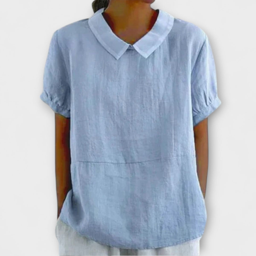 Lia - Blusa de manga corta