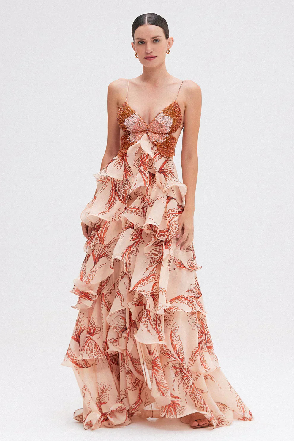 Nala | Vestido con Detalles de Volantes