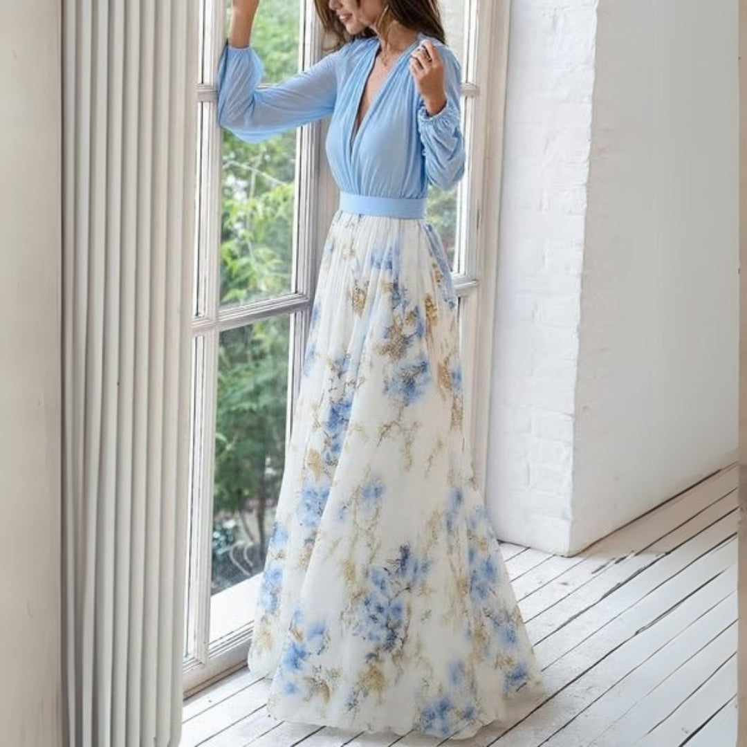 Dolores - Vestido largo con diseño floral