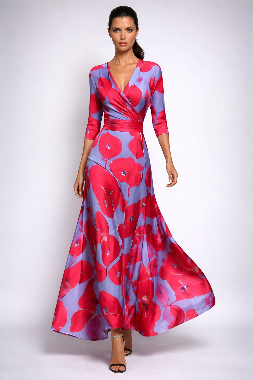 Elisa - Elegante Vestido Maxi Floral