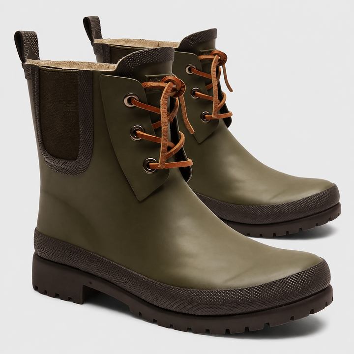 Sofía™ | Botas de lluvia Chelsea impermeables con forro de felpa