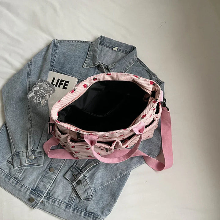 Rosie - Bolso de Mano Estilo Fresa