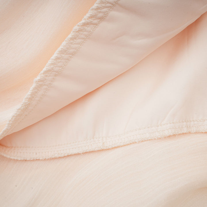 Vestido Mini Plisado Eugénie con Volantes