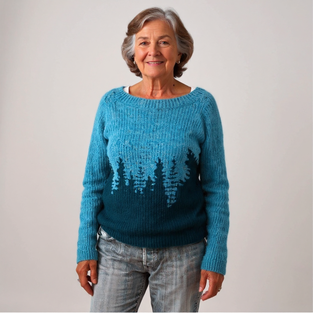 Donna | Jersey de punto vintage Isla
