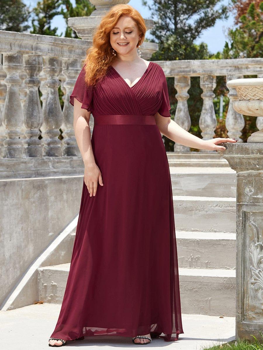 Vestido Maxi de Dama de Honor Monica con Cintura Imperio