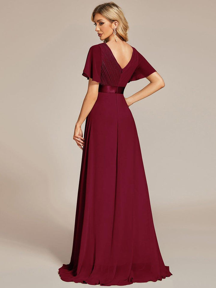 Vestido Maxi de Dama de Honor Monica con Cintura Imperio