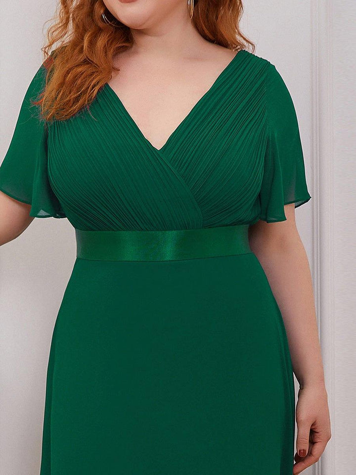 Vestido Maxi de Dama de Honor Monica con Cintura Imperio