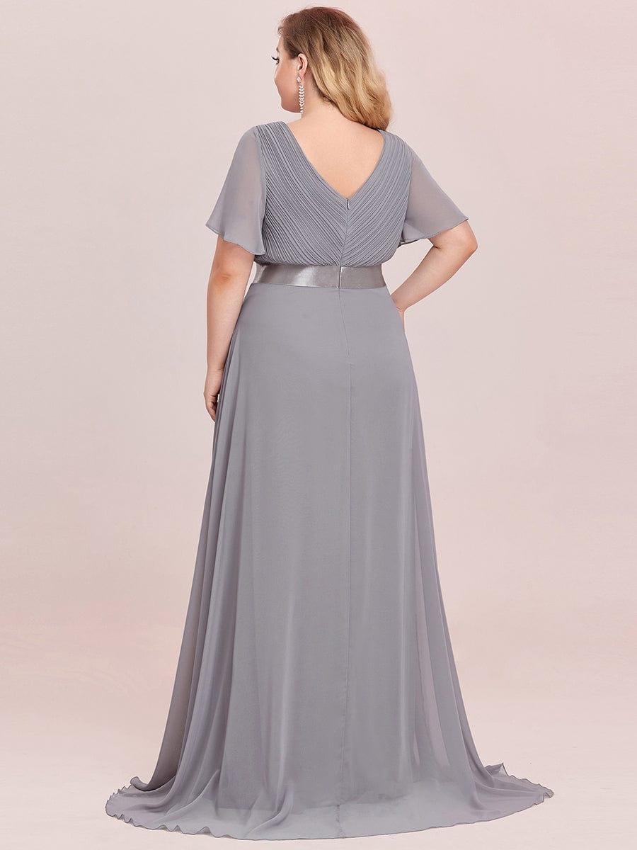 Vestido Maxi de Dama de Honor con Cintura Imperio