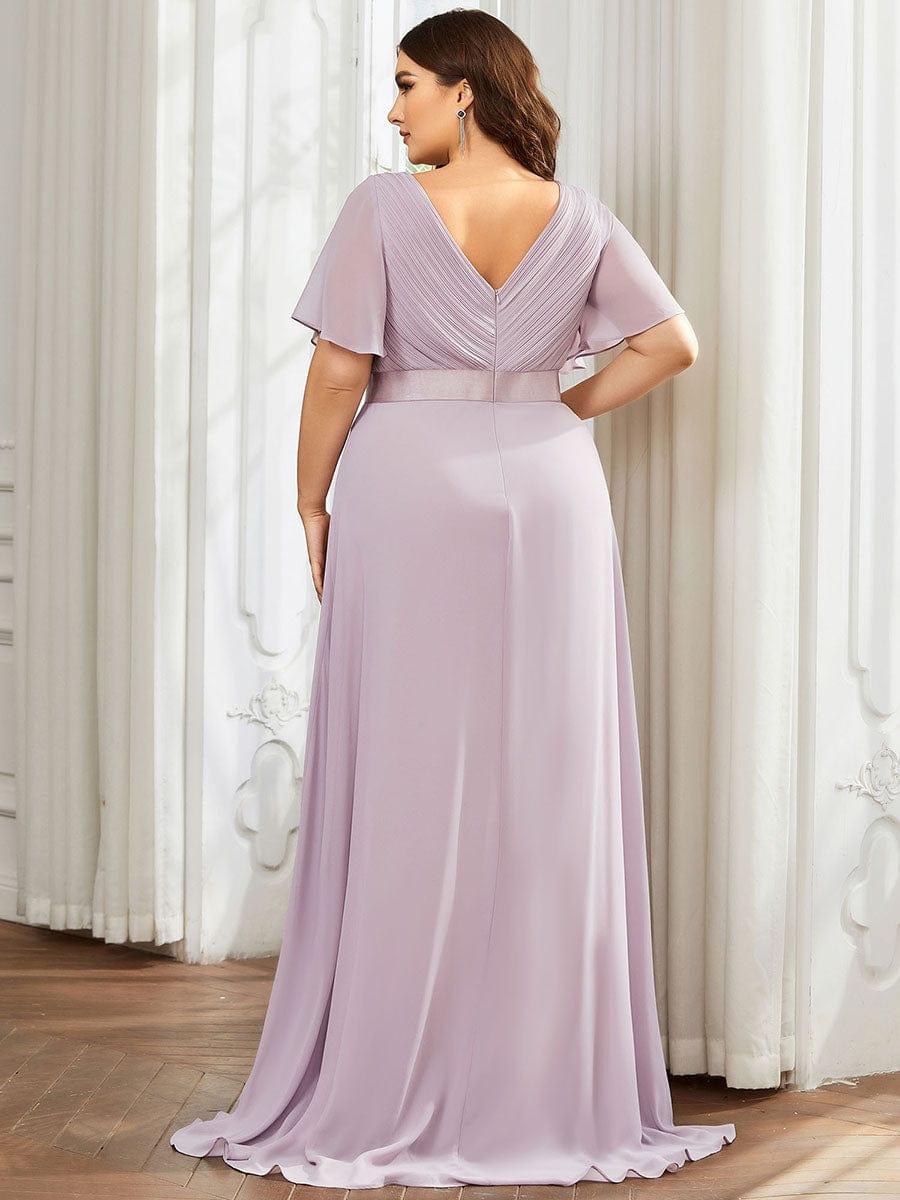 Vestido Maxi de Dama de Honor con Cintura Imperio