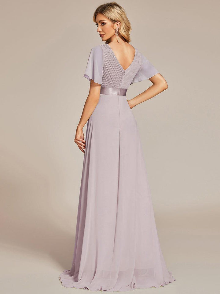 Vestido Maxi de Dama de Honor Monica con Cintura Imperio
