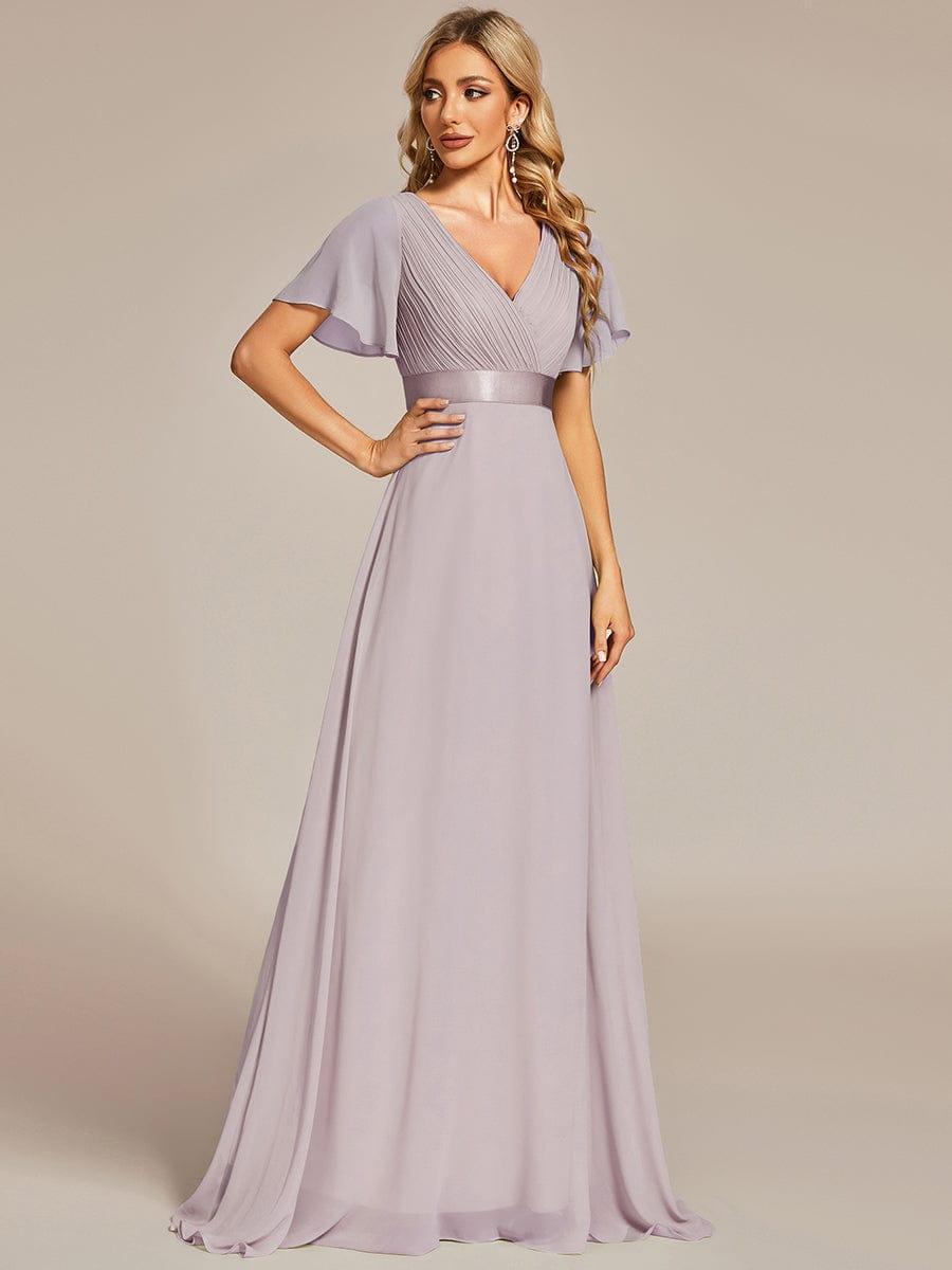 Vestido Maxi de Dama de Honor Monica con Cintura Imperio