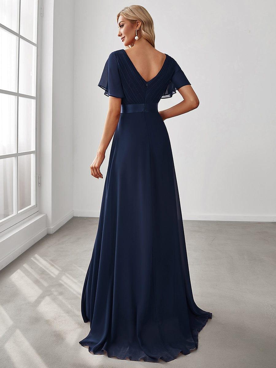 Vestido Maxi de Dama de Honor Monica con Cintura Imperio