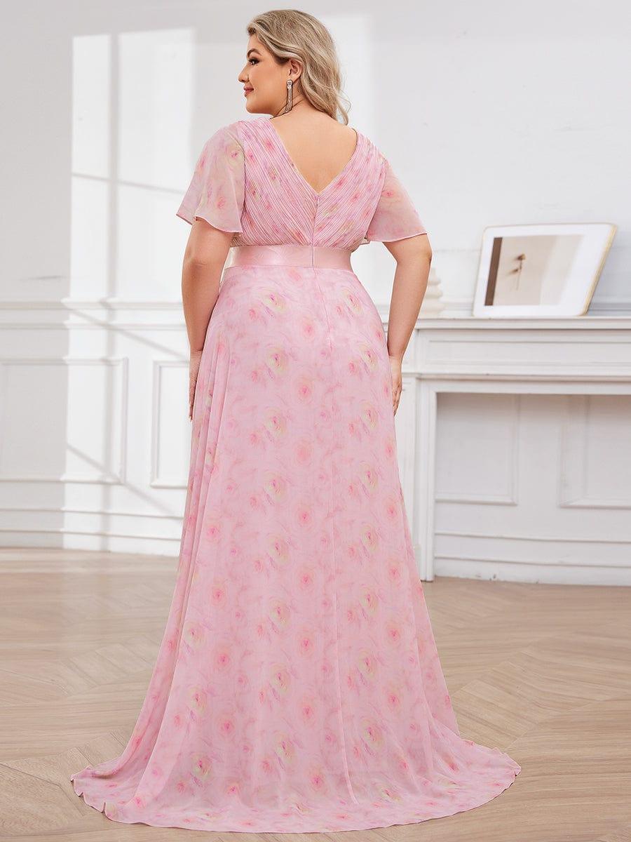 Vestido Maxi de Dama de Honor con Cintura Imperio