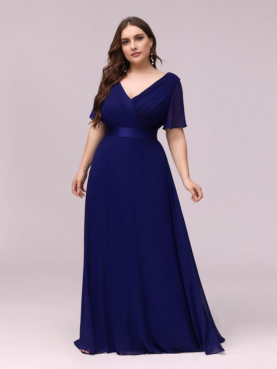 Vestido Maxi de Dama de Honor con Cintura Imperio