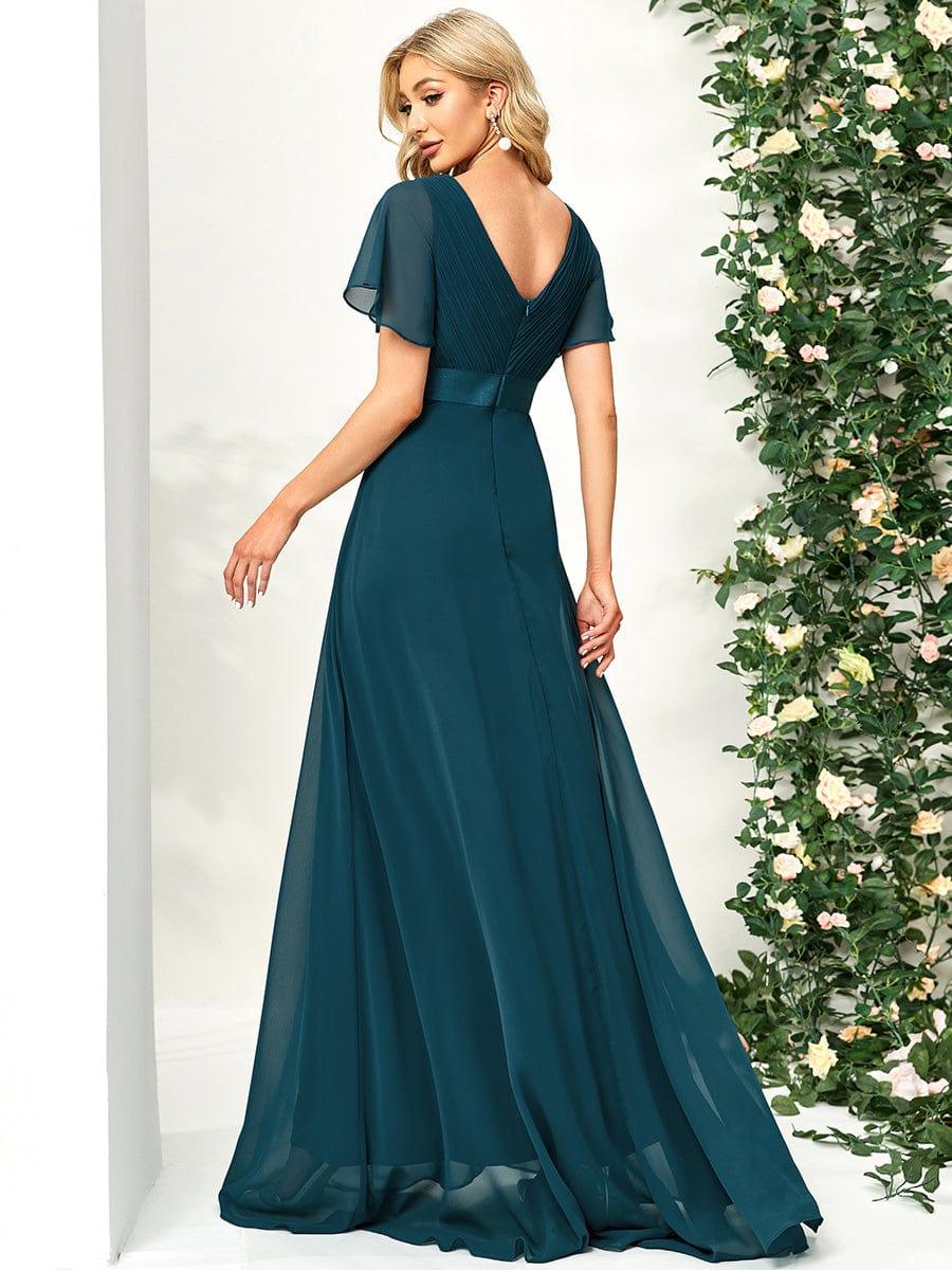 Vestido Maxi de Dama de Honor Monica con Cintura Imperio