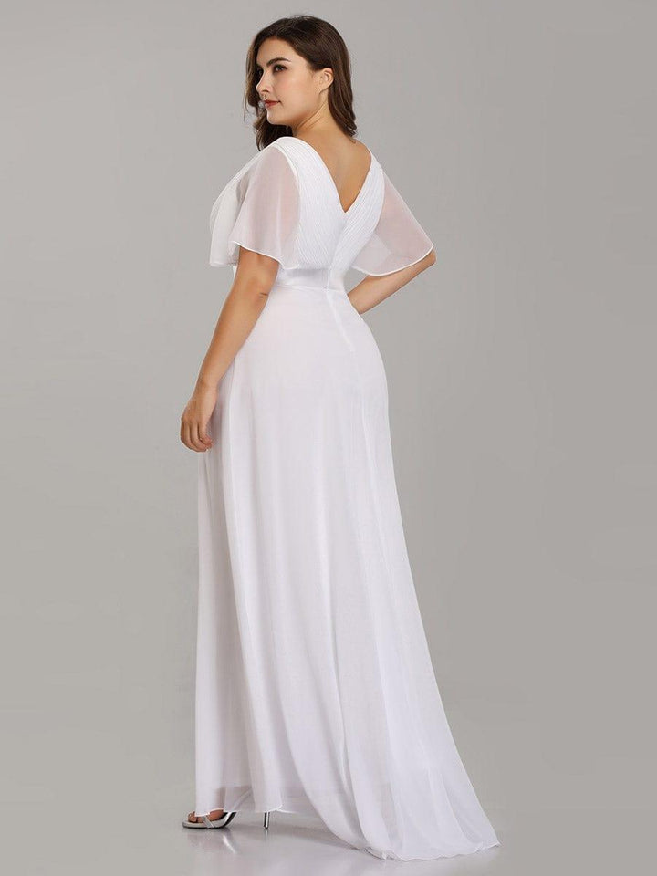 Vestido Maxi de Dama de Honor con Cintura Imperio