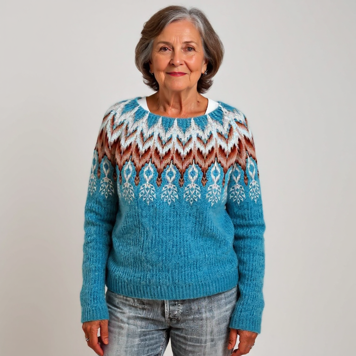 Elaine | Jersey de punto vintage con estilo isleño