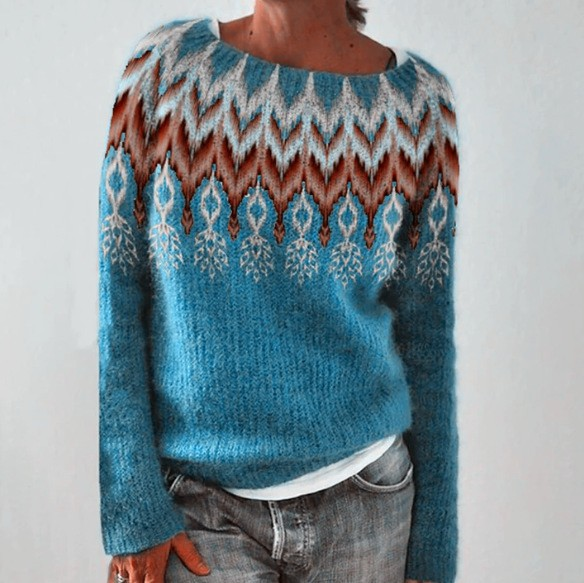 Elaine | Jersey de punto vintage con estilo isleño