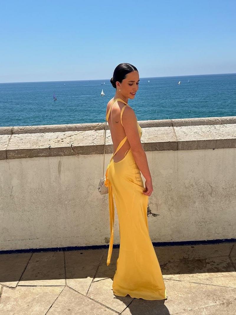 Caroline - Maxivestido sin espalda