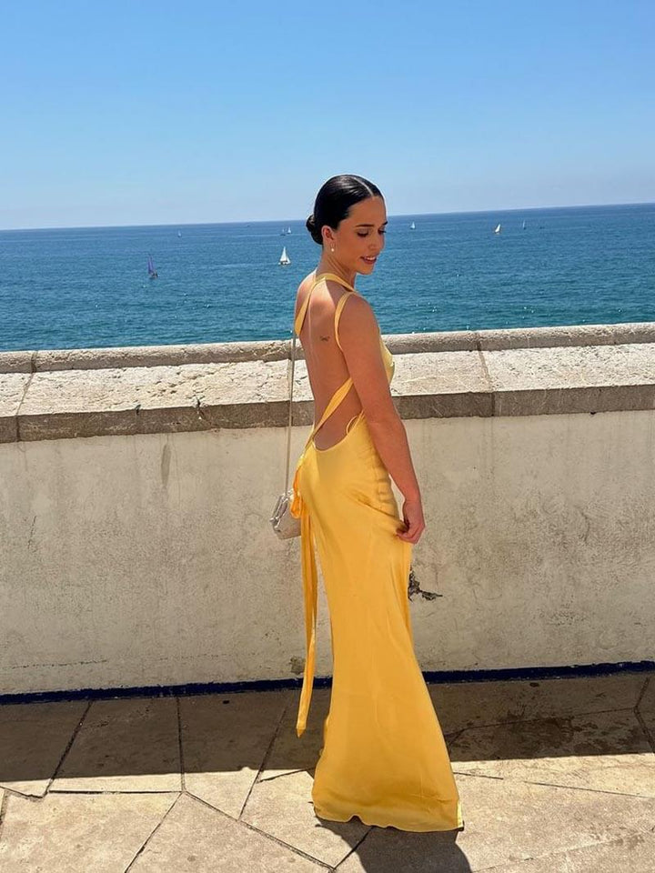 Caroline - Maxivestido sin espalda