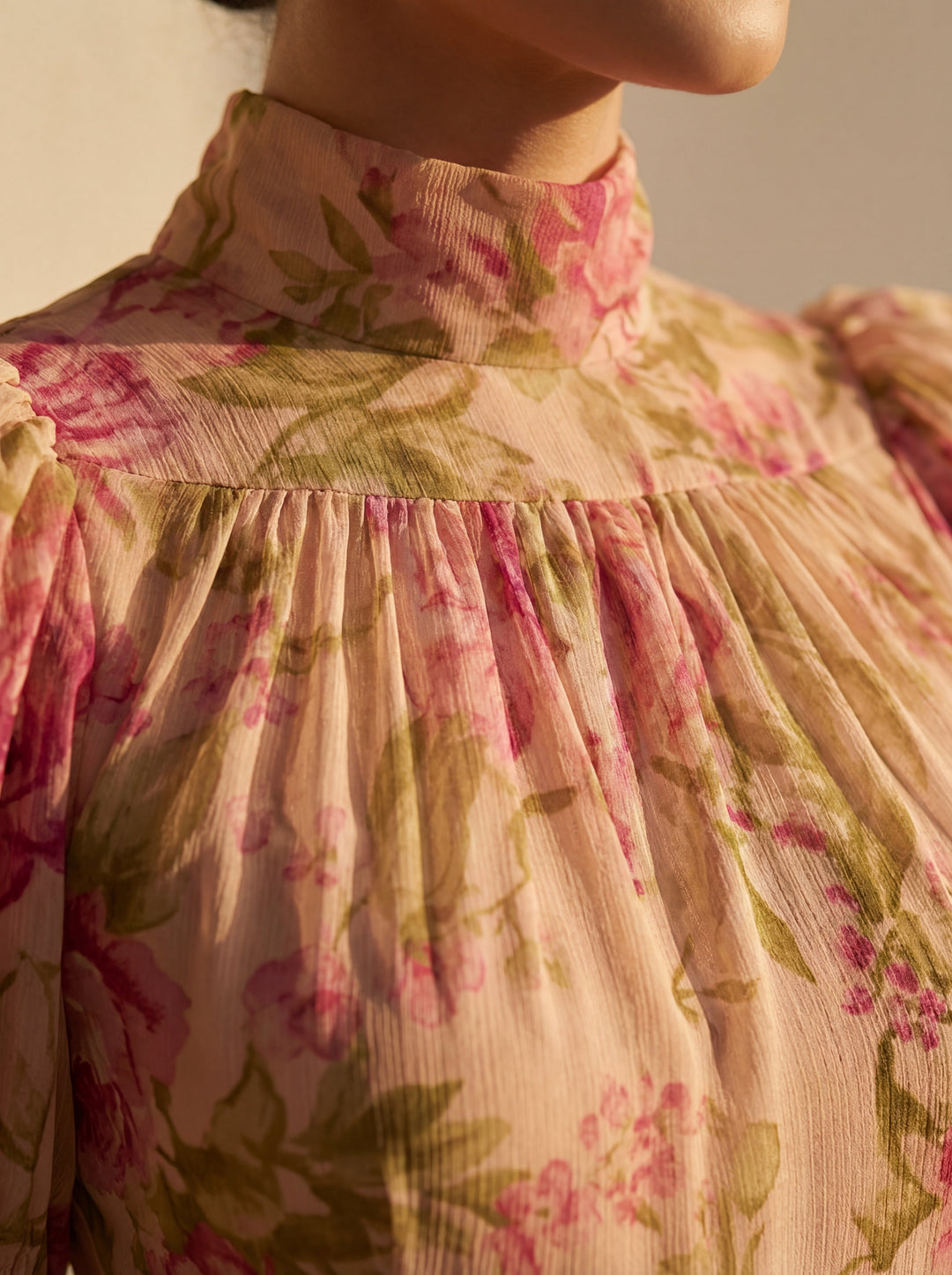 Rosario - Encantador Vestido de Chifón Floral