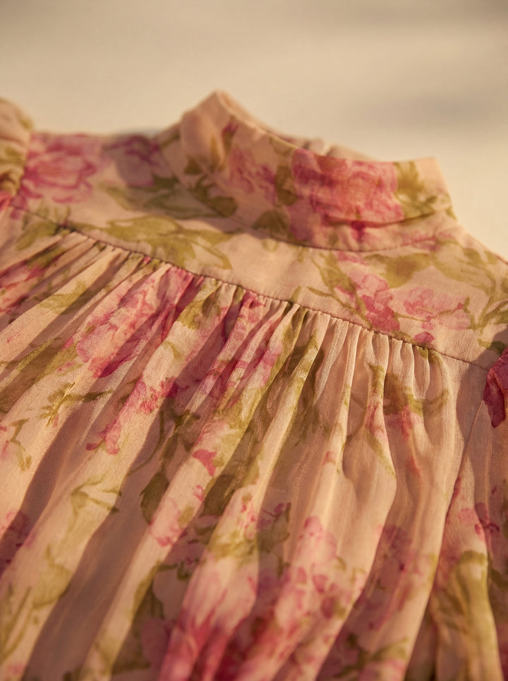 Rosario - Encantador Vestido de Chifón Floral